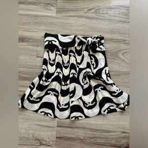 Chanel wave silk skirt Sz 34